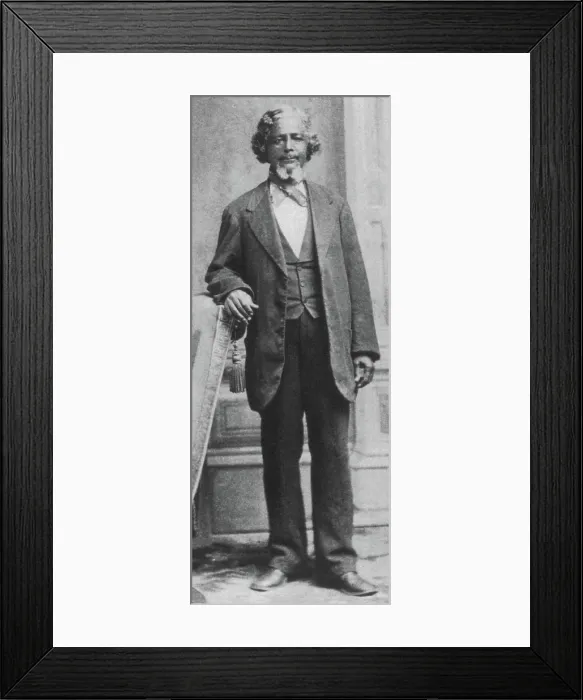 Framed Print : Benjamin Singleton, American Abolitionist and Activist Framed Print : Benjamin Singleton, American Abolitionist and Activist