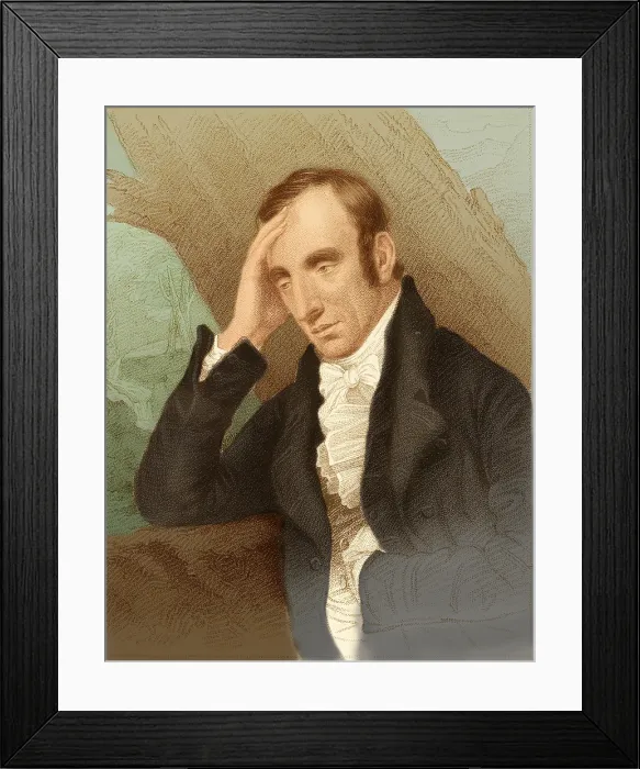 Framed Print : William Wordsworth, English Romantic Poet Framed Print : William Wordsworth, English Romantic Poet