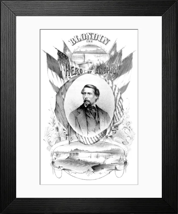 Framed Print : Charles Blondin, French Daredevil Framed Print : Charles Blondin, French Daredevil