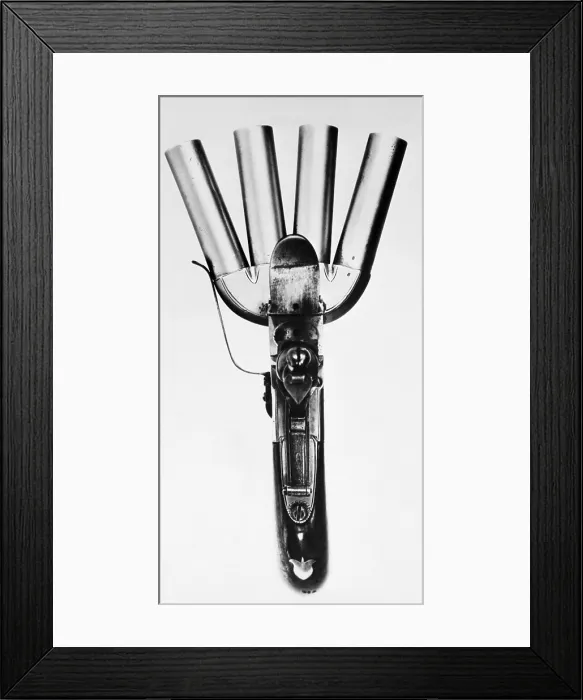 Framed Print : Four-Barrel Pistol Framed Print : Four-Barrel Pistol