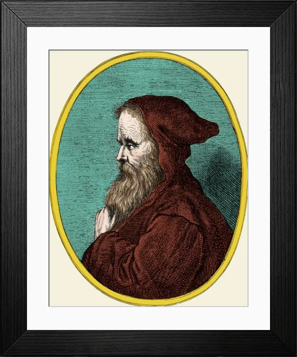 Framed Print : Empedocles, Ancient Greek Philosopher