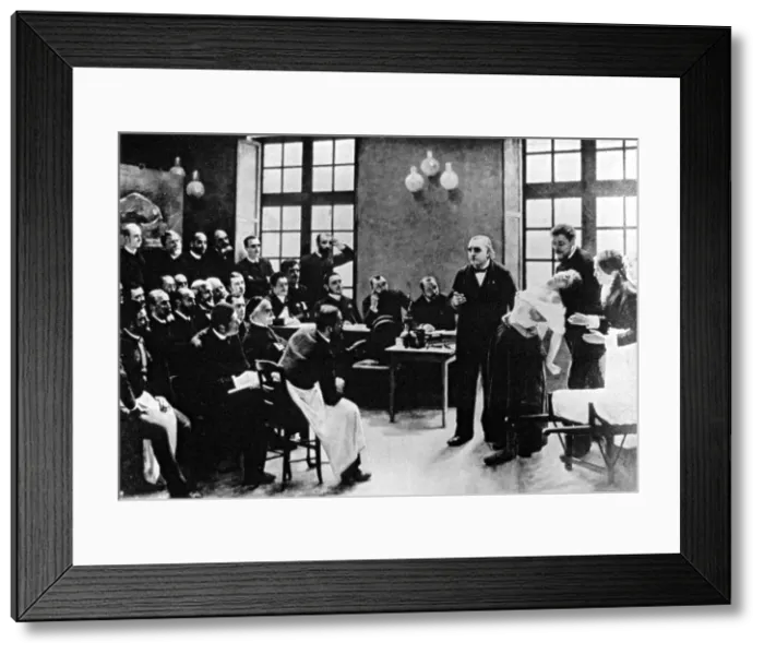 Framed Print : Charcot Demonstrating Hysterical Case, 1887 Framed Print : Charcot Demonstrating Hysterical Case, 1887