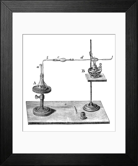 Framed Print : Marsh Test Apparatus, 1867 Framed Print : Marsh Test Apparatus, 1867