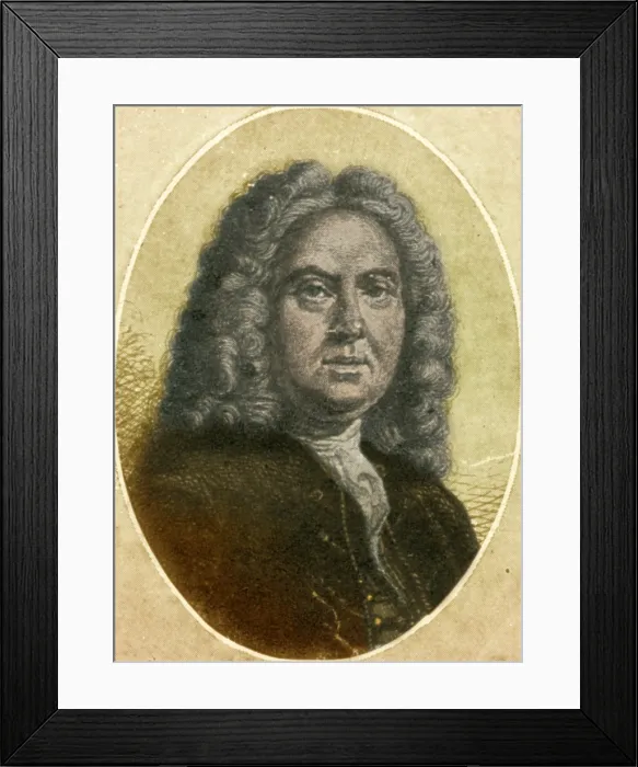 Framed Print : Colley Cibber, English Poet Laureate Framed Print : Colley Cibber, English Poet Laureate