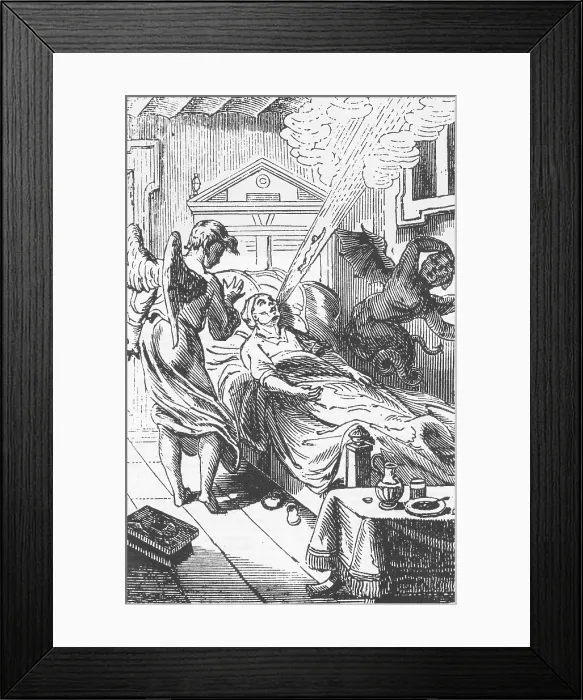 Framed Print : De Plancy's Dictionnaire Infernal, 1835 Framed Print : De Plancy's Dictionnaire Infernal, 1835