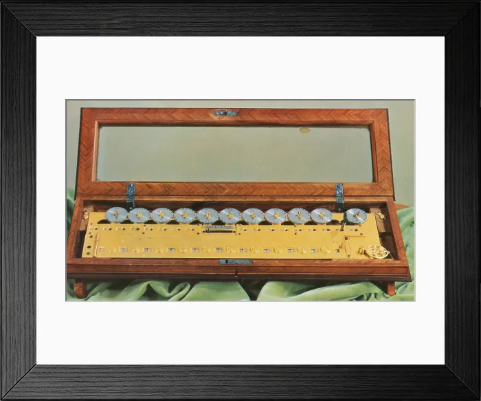 Framed Print : Morland's Multiplication Machine Framed Print : Morland's Multiplication Machine