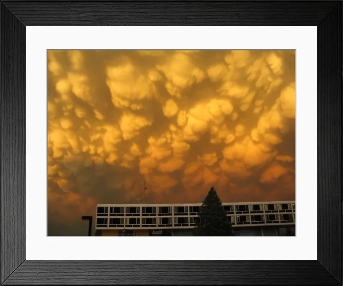 Framed Print : Mammatocumulus Cloud Framed Print : Mammatocumulus Cloud