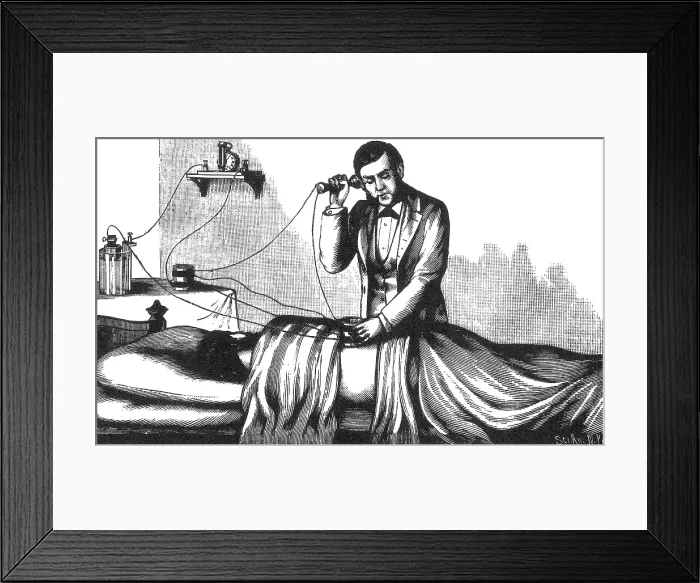 Framed Print : Hughes Inductor Balance, 1881 Framed Print : Hughes Inductor Balance, 1881