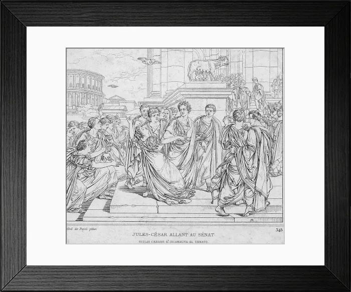 Framed Print : Assassination of Julius Caesar, 44 BC Framed Print : Assassination of Julius Caesar, 44 BC