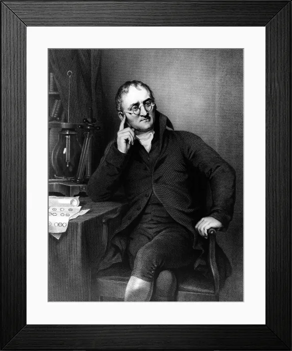 Framed Print : John Dalton, English Chemist