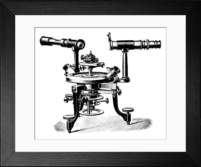 Framed Print : Optical Goniometer for Crystallography Framed Print : Optical Goniometer for Crystallography