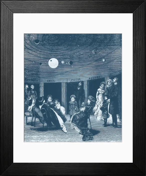 Framed Print : The new planetarium in Paris, 1880 Framed Print : The new planetarium in Paris, 1880