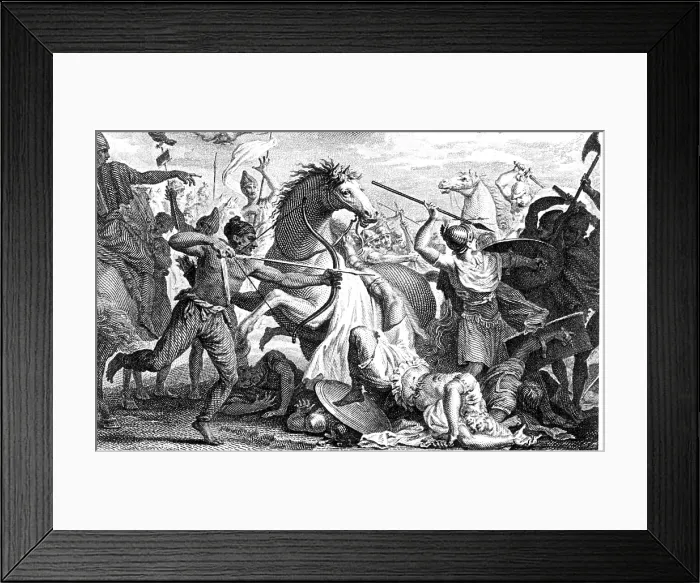 Framed Print : Death of Crassus, 53 BC