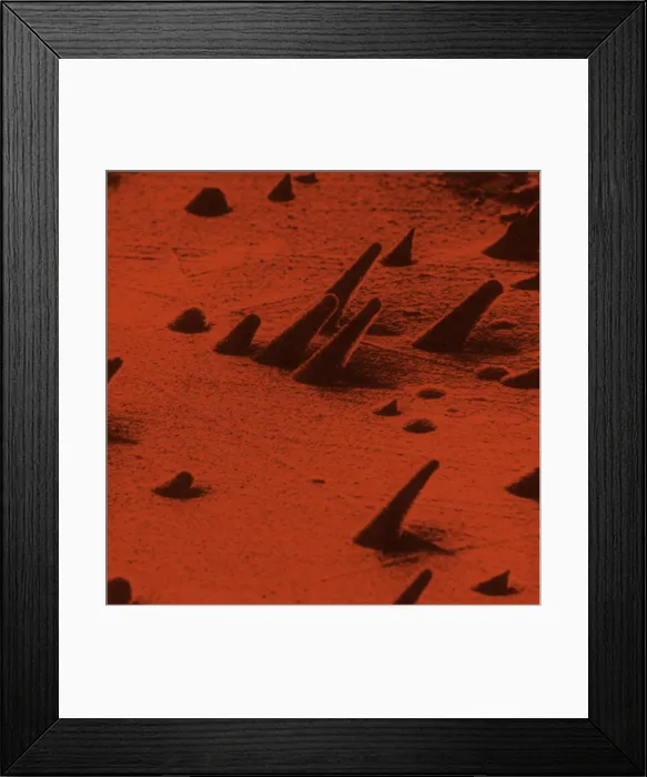 Framed Print : Tracks from cosmic rays, magnified 800 times Framed Print : Tracks from cosmic rays, magnified 800 times