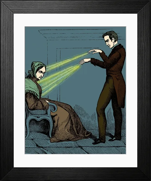 Framed Print : Hypnotism, 1846 Framed Print : Hypnotism, 1846