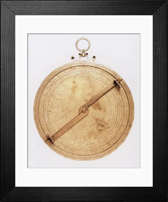Framed Print : Astrolabe, 16th Century Framed Print : Astrolabe, 16th Century