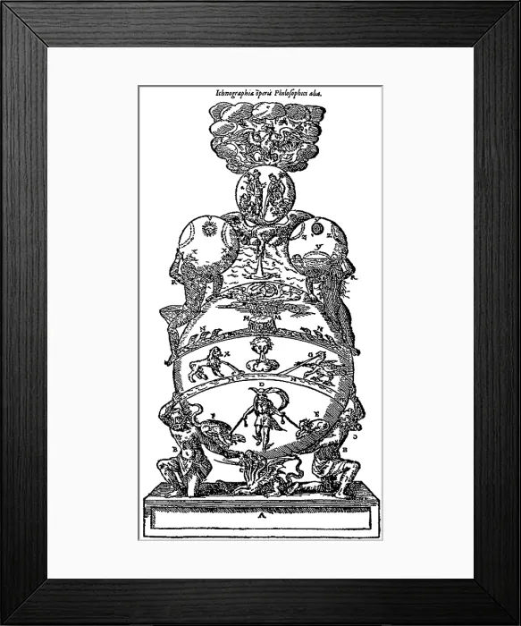 Framed Print : Successive Stages of the Alchemical Process, 17th Century Framed Print : Successive Stages of the Alchemical Process, 17th Century