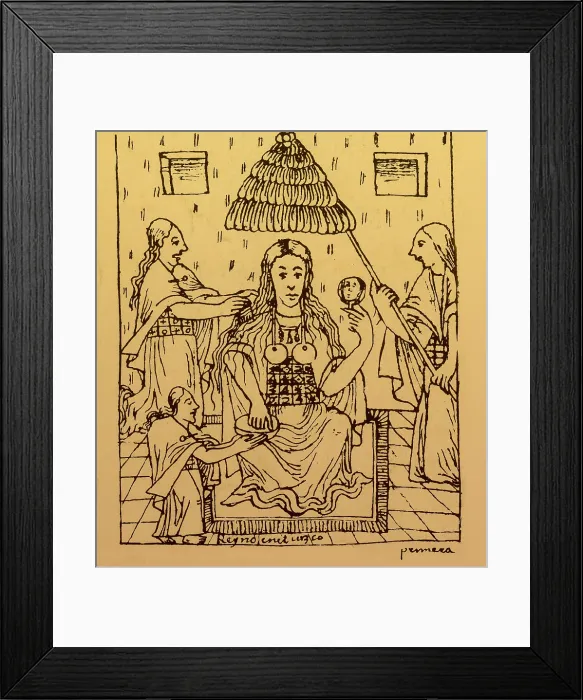 Framed Print : Mama Coya, Incan Empress Framed Print : Mama Coya, Incan Empress