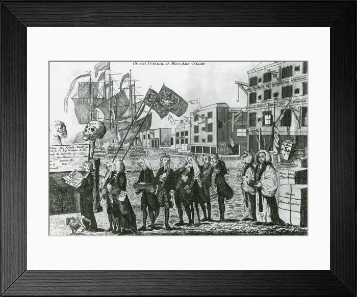 Framed Print : Repeal of the Stamp Act, 1766
