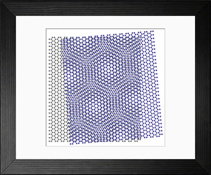 Framed Print : Graphene, Atomic Scale Moire Patterns Framed Print : Graphene, Atomic Scale Moire Patterns