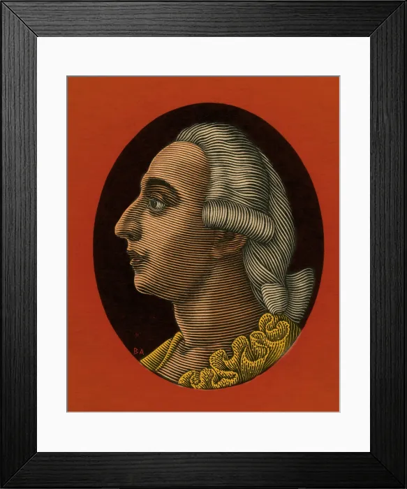 Framed Print : Giacomo Casanova, Italian Author