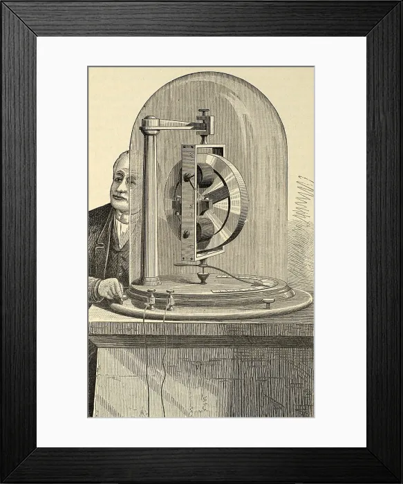 Framed Print : Gyroscope for showing the Earth's rotation Framed Print : Gyroscope for showing the Earth's rotation