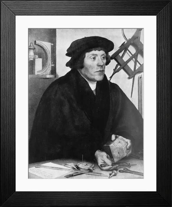 Framed Print : Nicholas Kratzer, German Astronomer Framed Print : Nicholas Kratzer, German Astronomer