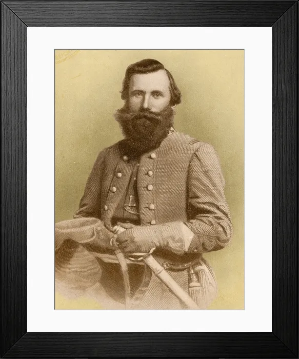 Framed Print : Jeb Stuart, Confederate General