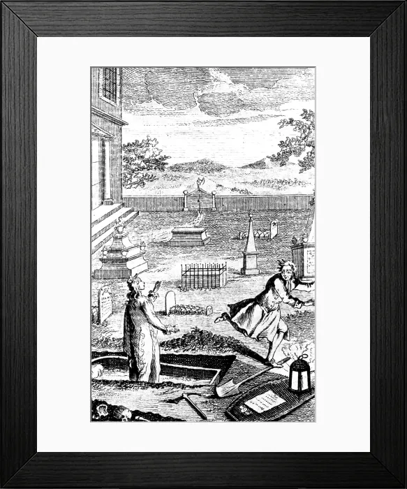 Framed Print : Body Snatching, 1746 Framed Print : Body Snatching, 1746