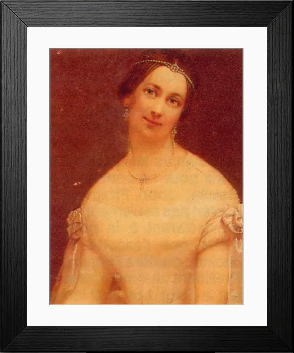 Framed Print : Julia Tyler, First Lady Framed Print : Julia Tyler, First Lady