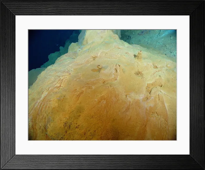 Framed Print : Bacterial Mat at Hydrothermal Vent