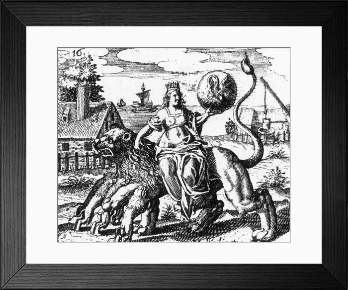 Framed Print : Alchemy Illustration Framed Print : Alchemy Illustration