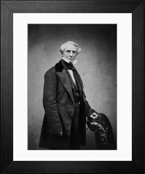 Framed Print : Samuel Morse, American Inventor Framed Print : Samuel Morse, American Inventor