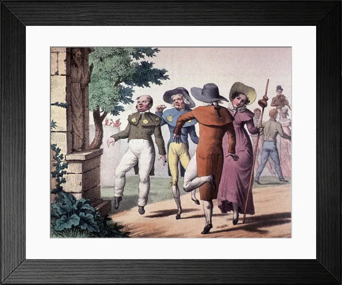 Framed Print : St. Vitus Dance, 1823 Framed Print : St. Vitus Dance, 1823