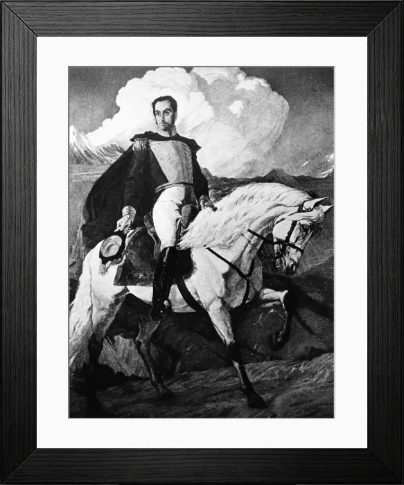Framed Print : Simon Bolivar, Venezuelan Political Leader Framed Print : Simon Bolivar, Venezuelan Political Leader