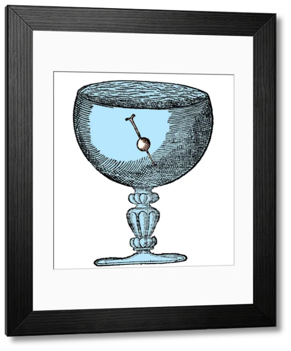 Framed Print : William Gilbert, Magnetic Dip Experiment, 1600 Framed Print : William Gilbert, Magnetic Dip Experiment, 1600