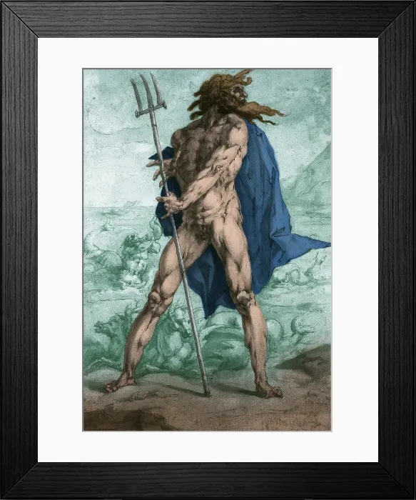 Framed Print : Neptune, Roman God