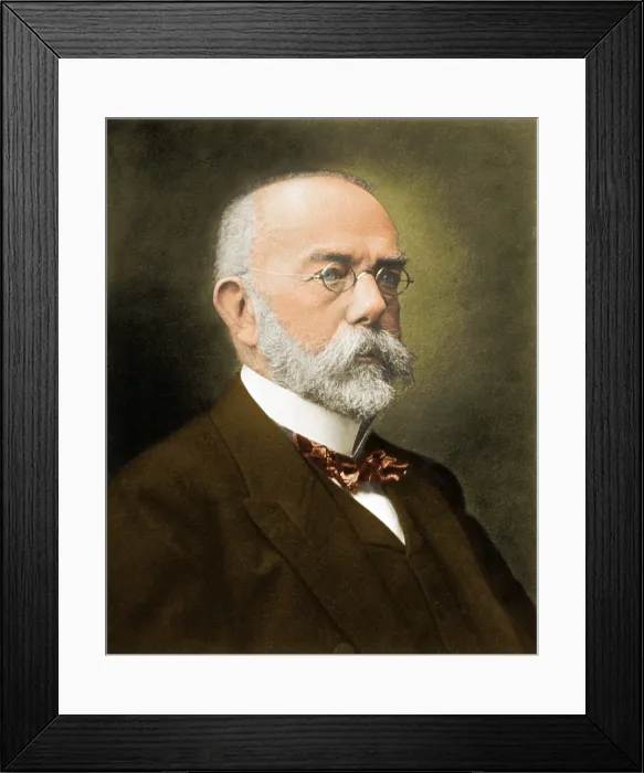Framed Print : Robert Koch, German Bacteriologist Framed Print : Robert Koch, German Bacteriologist