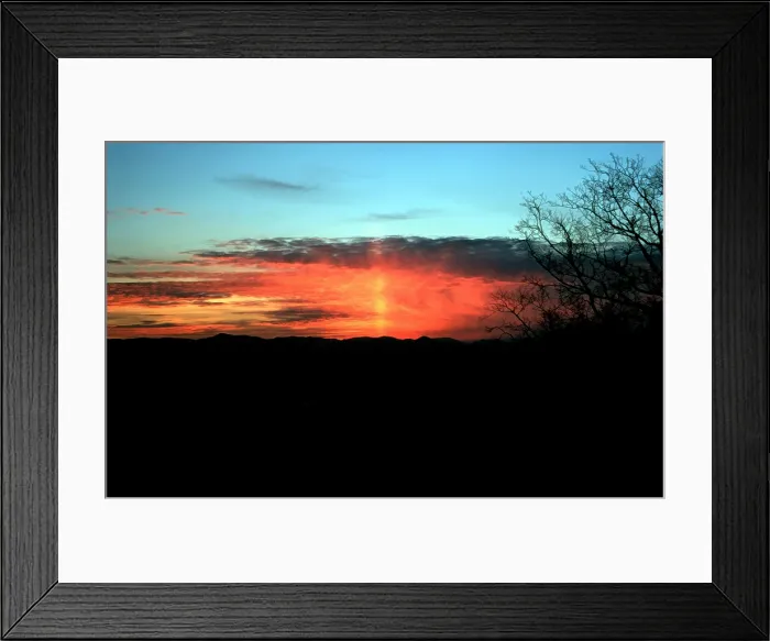 Framed Print : Sun Pillar Framed Print : Sun Pillar