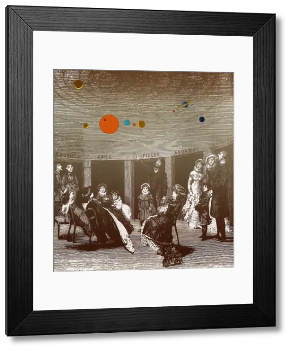 Framed Print : The new planetarium in Paris, 1880 Framed Print : The new planetarium in Paris, 1880