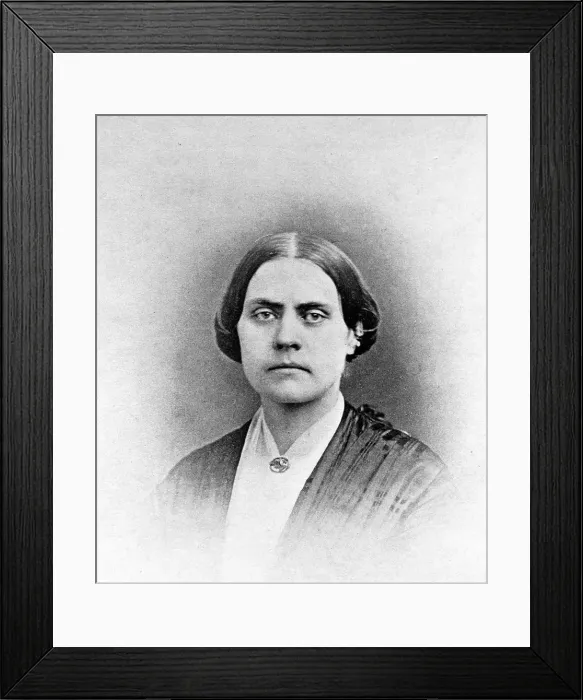 Framed Print : Susan B. Anthony, American Civil Rights Leader