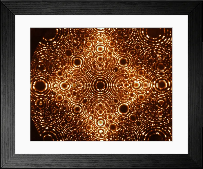Framed Print : Iridium Crystal, Field Ion Microscopy Framed Print : Iridium Crystal, Field Ion Microscopy