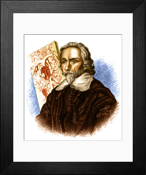 Framed Print : William Harvey, English Physician