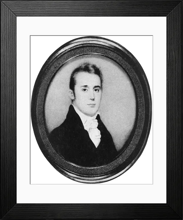 Framed Print : Benjamin Silliman, American Chemist