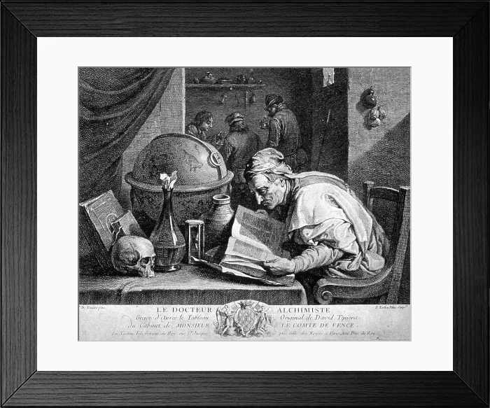 Framed Print : Alchemist, 17th Century Framed Print : Alchemist, 17th Century