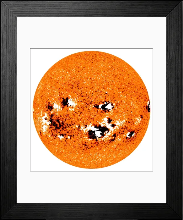Framed Print : Solar Storm Activity, 2009 Framed Print : Solar Storm Activity, 2009