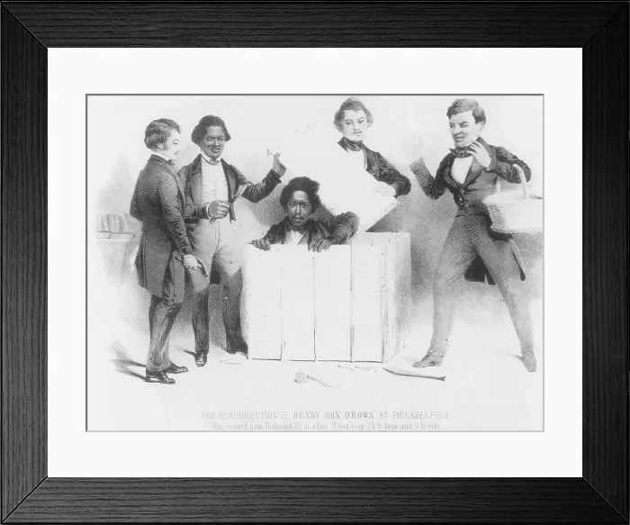 Framed Print : Resurrection of Henry Box Brown Framed Print : Resurrection of Henry Box Brown