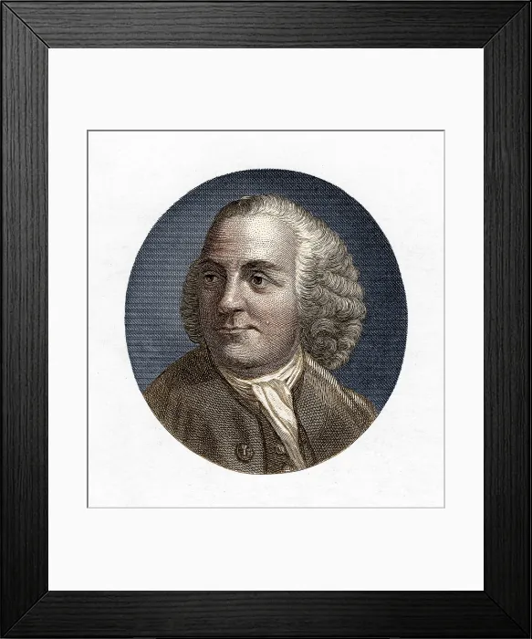 Framed Print : Benjamin Franklin, American Polymath