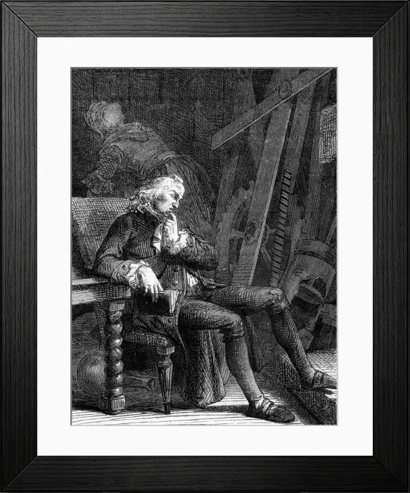 Framed Print : Denis Papin, French Inventor Framed Print : Denis Papin, French Inventor
