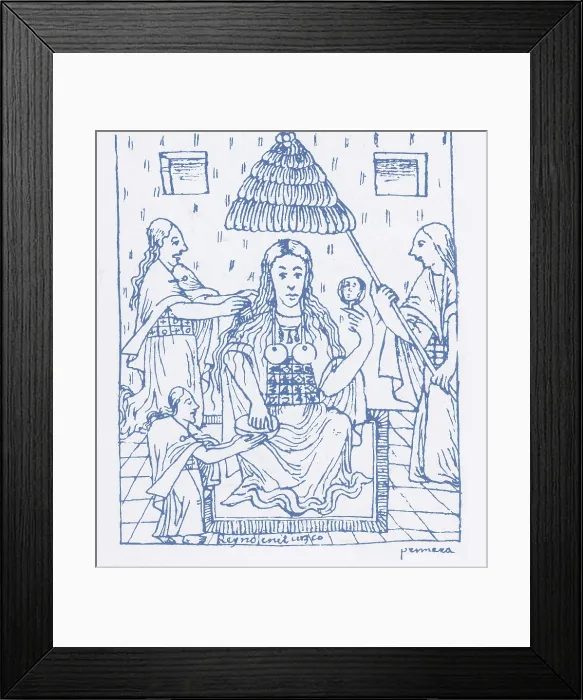 Framed Print : Mama Coya, Incan Empress Framed Print : Mama Coya, Incan Empress